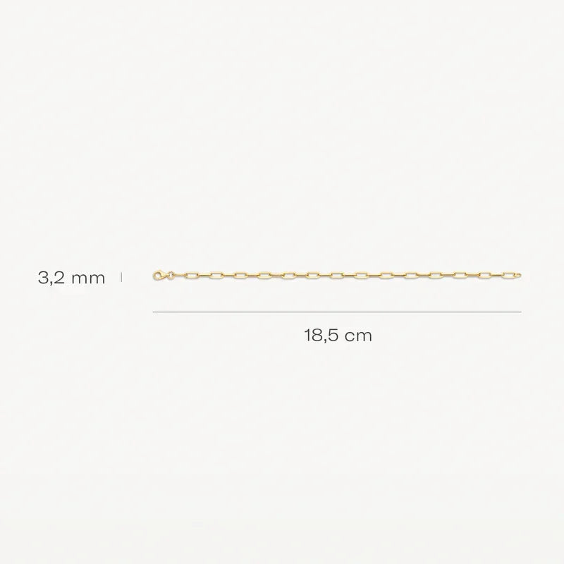 Blush armband 2191YGO - 18.5cm - Armbanden