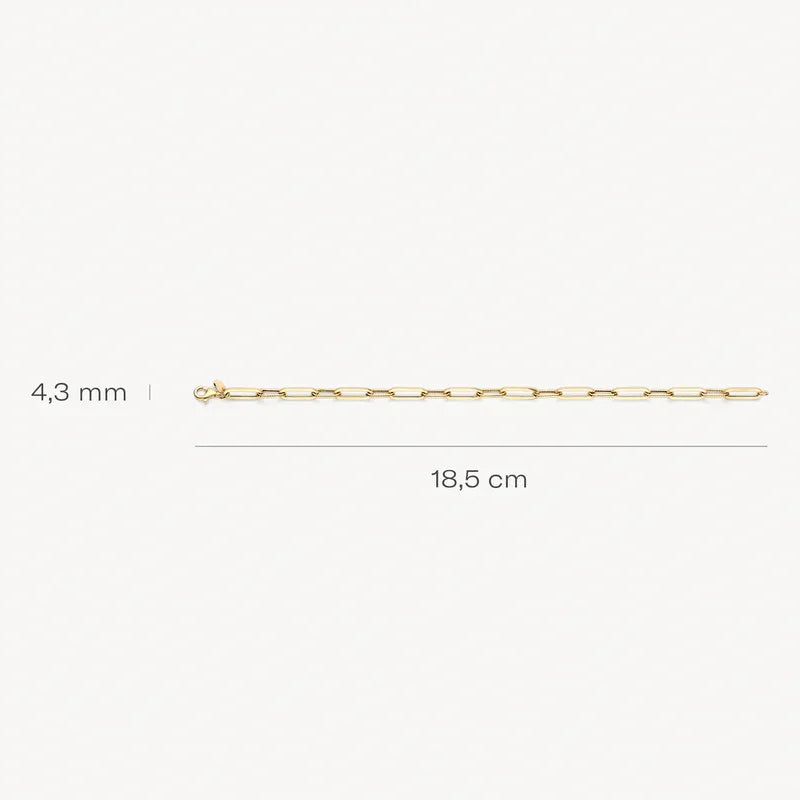 Blush armband 2229YGO - 18.5cm - Armbanden