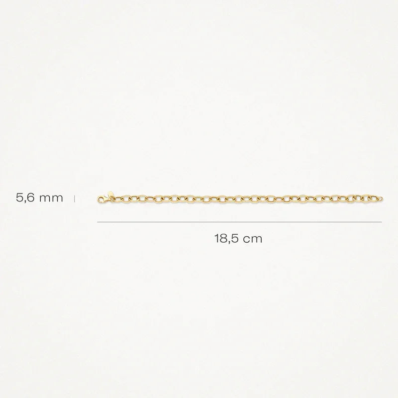 Blush armband 2255YGO - 18.5cm - Armbanden