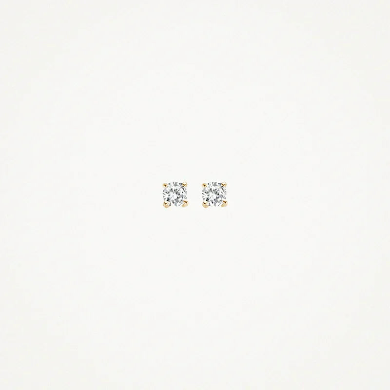 Blush oorknoppen 7128YZI - Oorsieraden