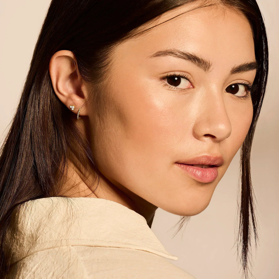 Blush oorknoppen 7197YZI - Oorsieraden