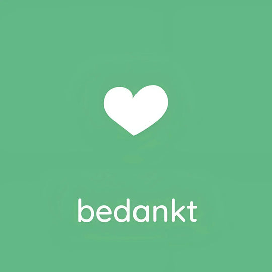 Cadeaubon - bedankt