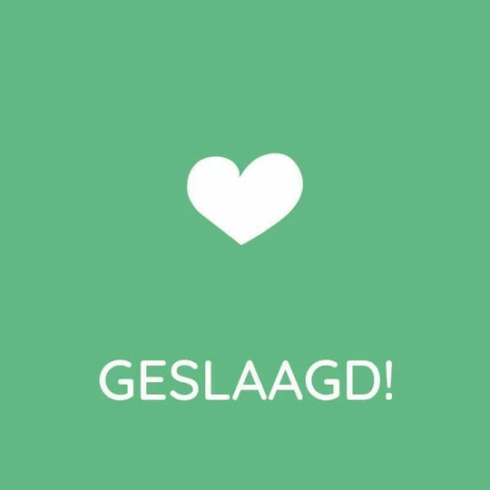 Cadeaubon - Geslaagd (hart)