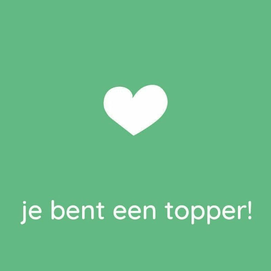 Cadeaubon - Je bent een topper! - Cadeaubonnen