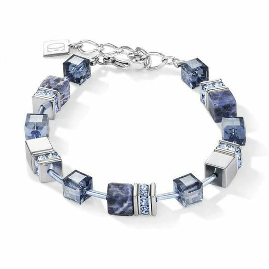 Coeur de Lion armband blauw 4017/30-0700