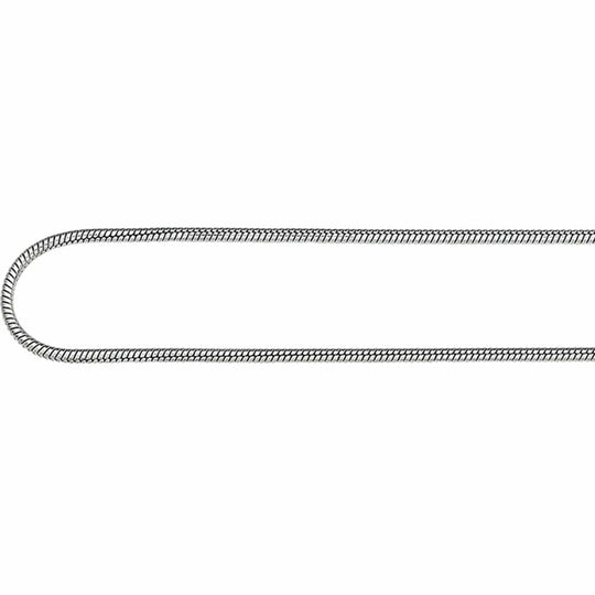 Edelstalen collier slang 1,5mm