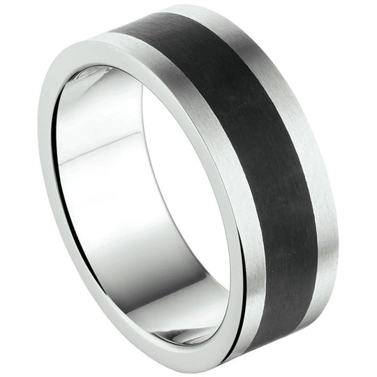 Edelstalen ring