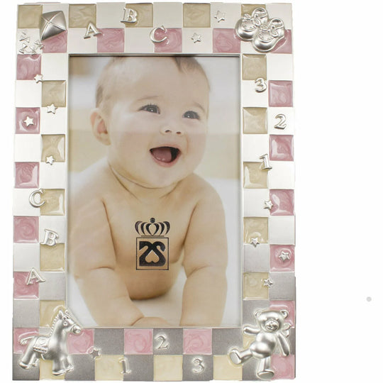 Fotolijst baby rose blokjes