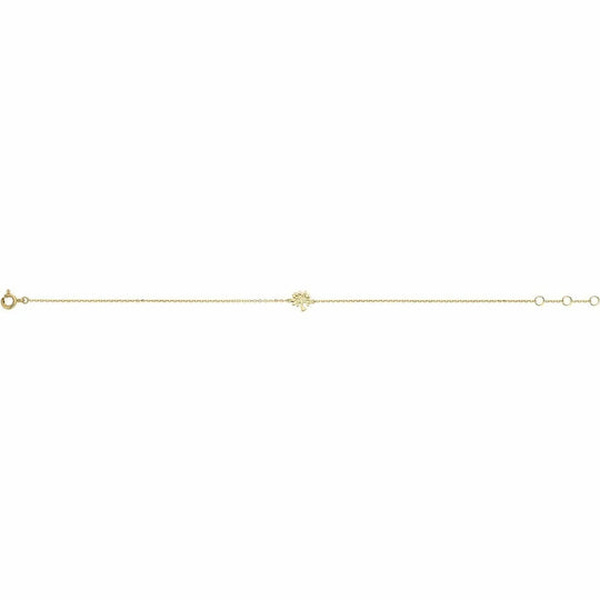 Gouden armband 8mm Tree of Life 16,5+1+1cm