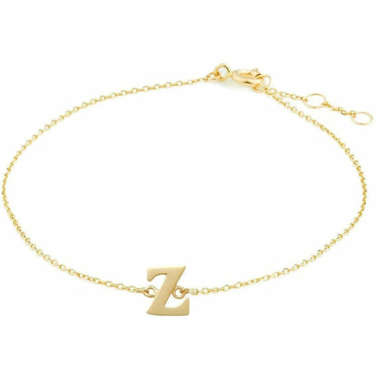Gouden armband Letter Z 16+1+1 cm