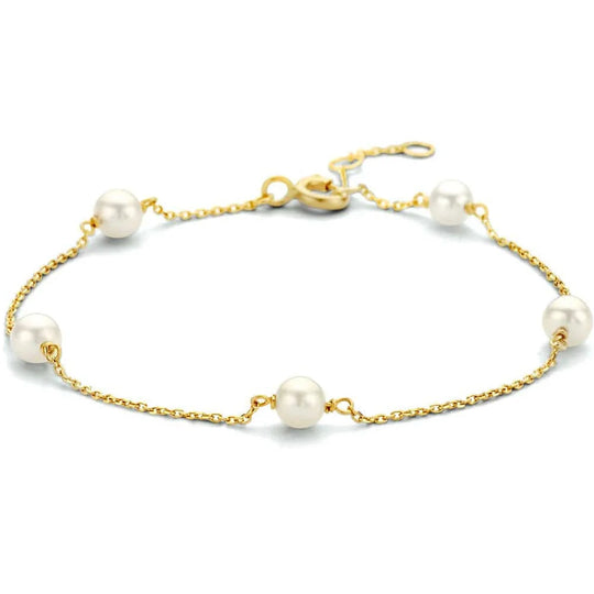Gouden armband parel