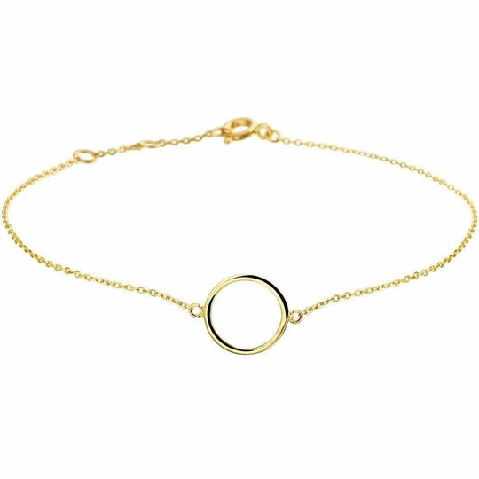 Gouden armband rondje 0,8 mm 16,5 - 17,5 - 18,5 cm