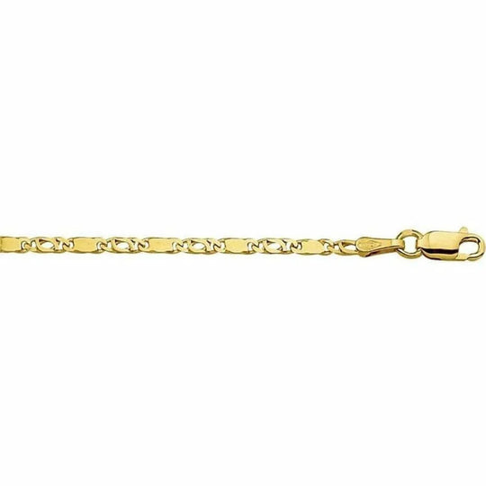 Gouden armband valkenoog 2,1 mm