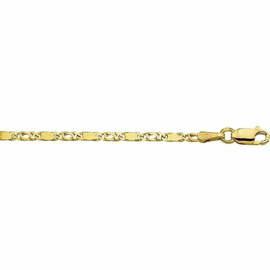 Gouden armband valkenoog 2,1 mm - Armbanden