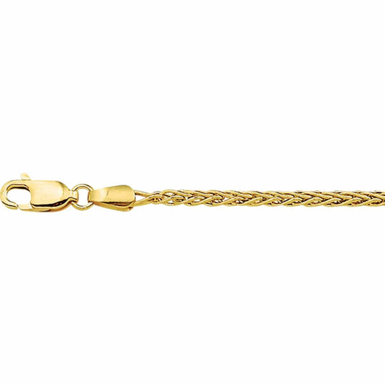 Gouden armband vossenstaart 2,1mm