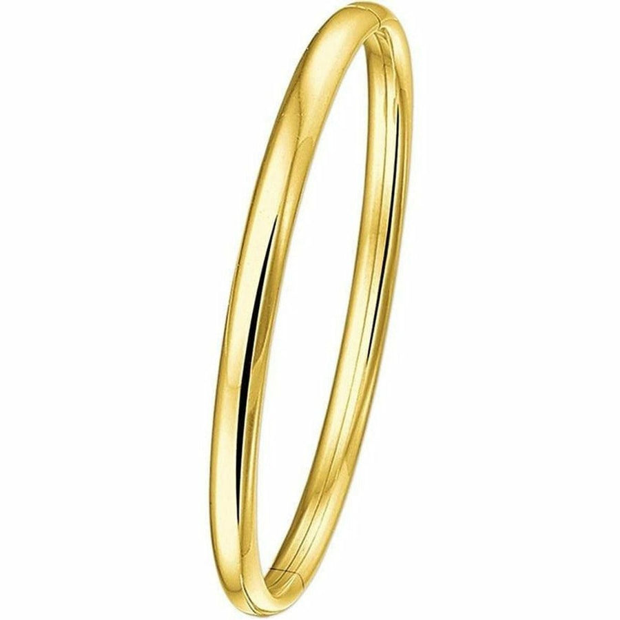 Gouden bangle scharnier ovale buis 5 x 64 mm - Bangles