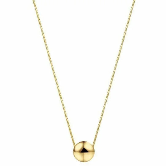 Gouden collier bol 0,5 mm 40 + 1,5 cm