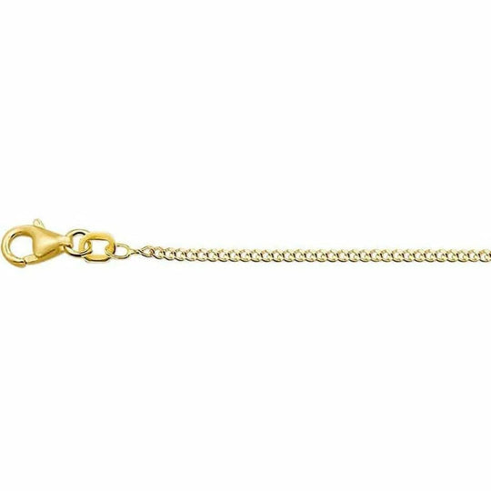 Gouden collier gourmet 1,4 mm