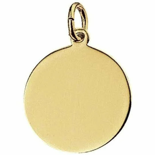 Gouden graveerhanger