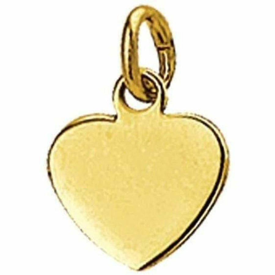 Gouden graveerhartje hart - Hangers
