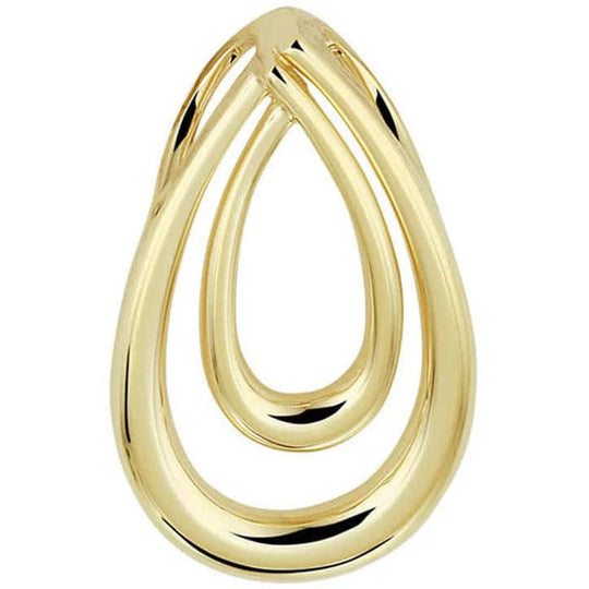 Gouden hanger druppel