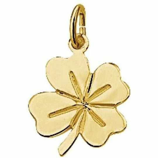 Gouden hanger klavertje