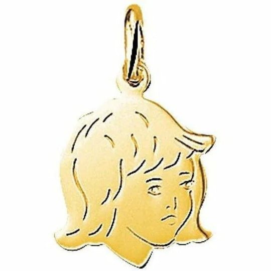 Gouden hanger meisje