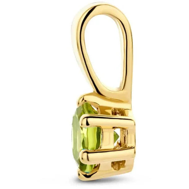 Gouden hanger met geboortesteen Augustus - Hangers