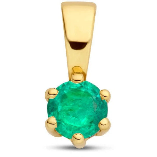 Gouden hanger met geboortesteen Mei