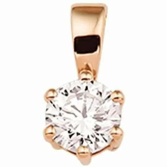 Gouden hanger zirkonia