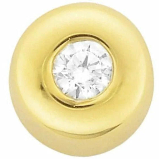 Gouden hanger zirkonia