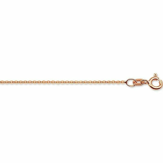 Gouden ketting anker rond 1,2 mm 42 cm
