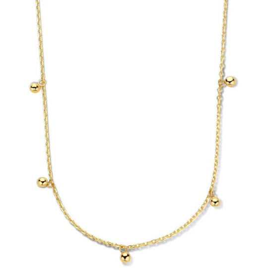 Gouden ketting bolletjes