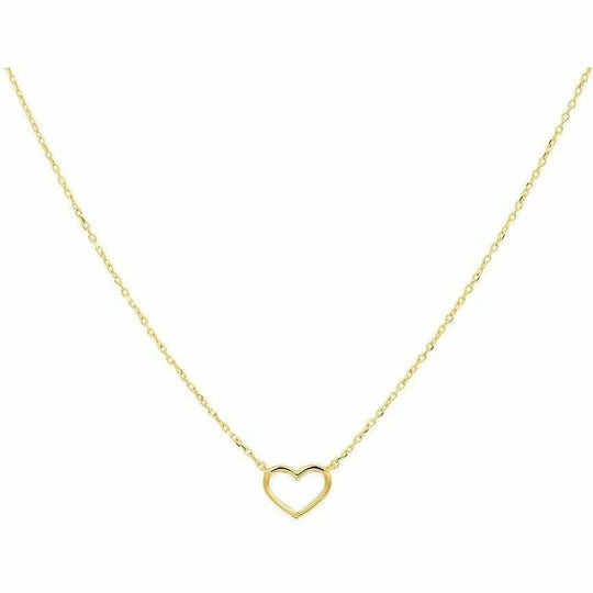 Gouden ketting hart 0,8 mm 40 - 42 - 44 cm