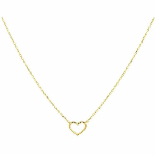 Gouden ketting hart 0,8 mm 40 - 42 - 44 cm