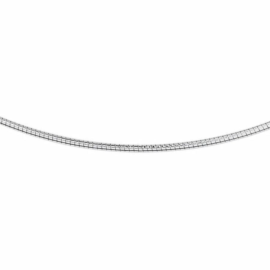 Gouden ketting omega rond 1,25 mm - Kettingen