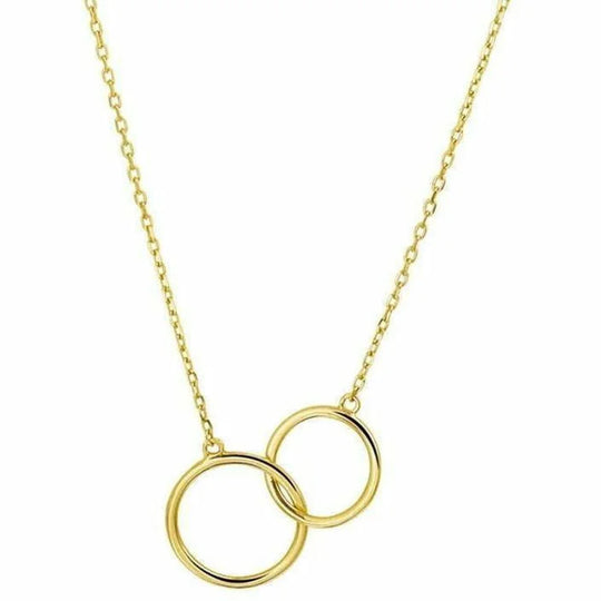 Gouden ketting rondjes 0,8 mm 40 + 4 cm