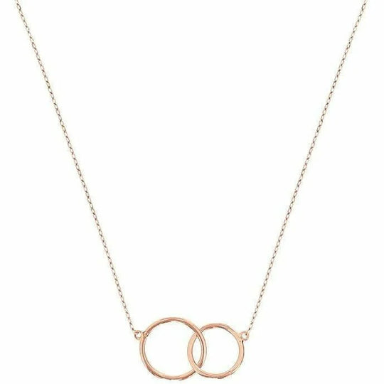 Gouden ketting rondjes 40 - 44 cm