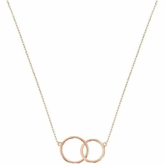 Gouden ketting rondjes 40 - 44 cm