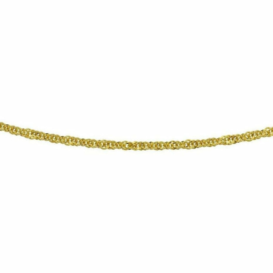 Gouden ketting singapore 3,0 mm 45 cm - Kettingen