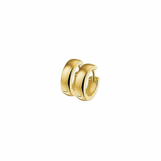 Gouden klapoorringen 4,0 mm bol