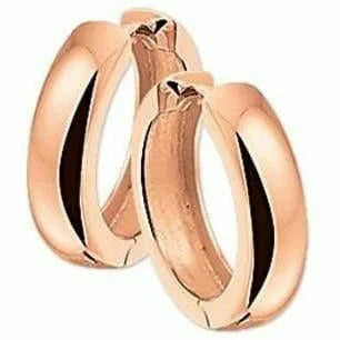 Gouden klapoorringen 4,0 mm bol