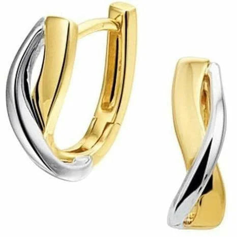 Gouden klapoorringen