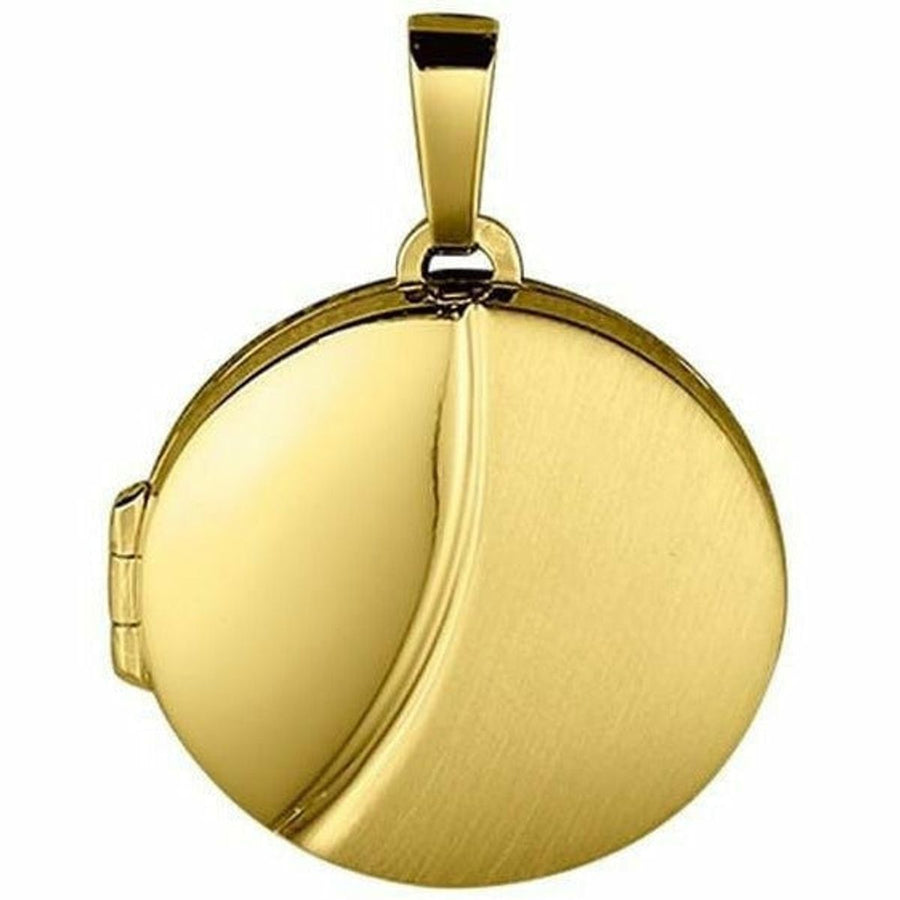 Gouden medaillon poli/mat - Medailon