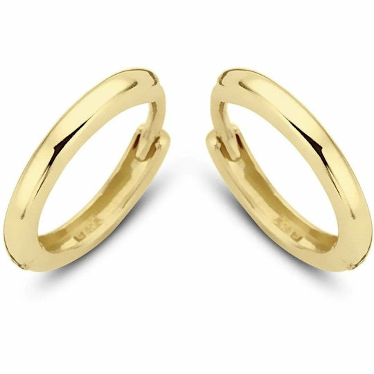 Gouden oorbellen 11mm