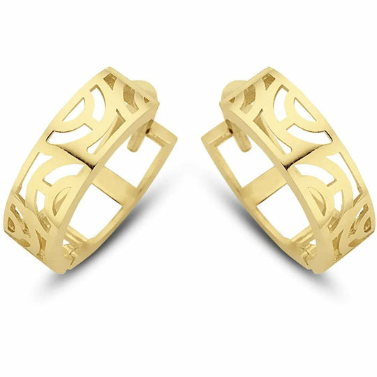 Gouden oorbellen 11mm