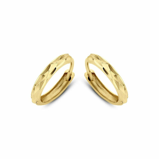 Gouden oorbellen 11mm