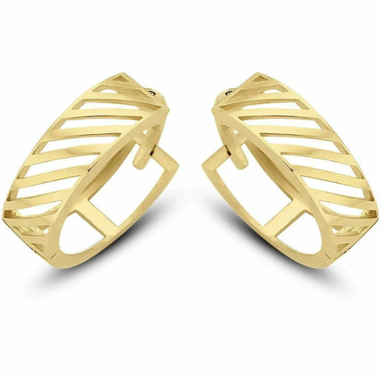 Gouden oorbellen 11mm