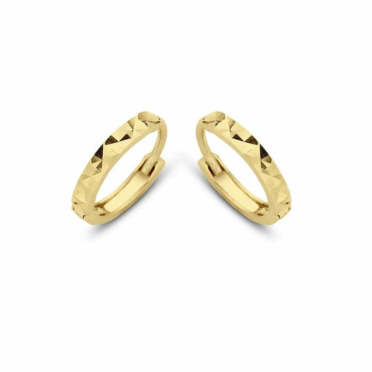 Gouden oorbellen 11mm