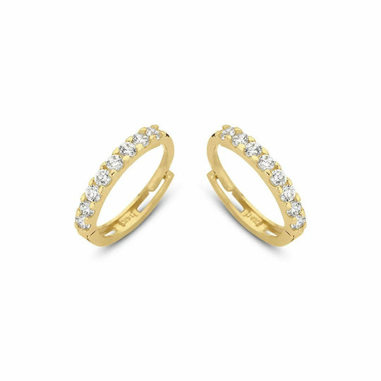 Gouden oorbellen 12mm